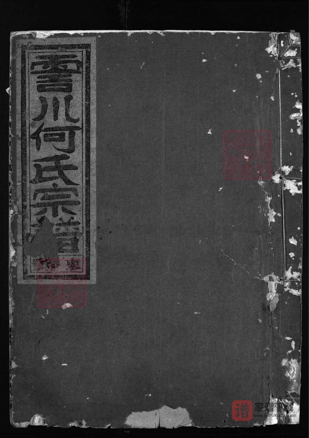 图片[1]-浙江兰溪清塘何氏宗谱（积庆堂）PDF高清电子版下载-家谱下载