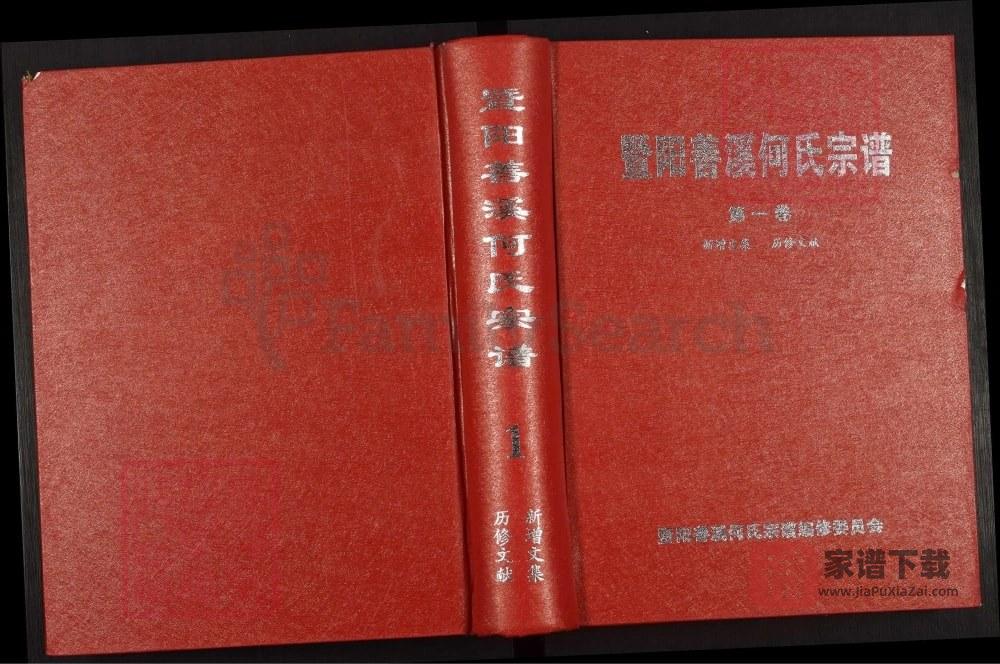 浙江诸暨暨阳善溪何氏宗谱（肇禋堂，2009年本）PDF高清电子版下载