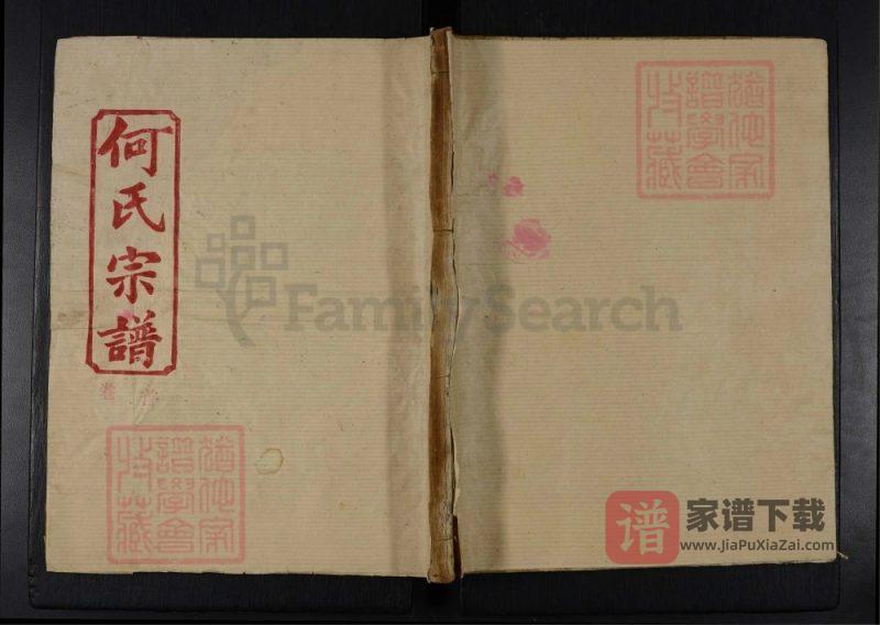 湖北黄冈黄梅县何氏宗谱(九井堂)PDF高清电子版下载-家谱下载