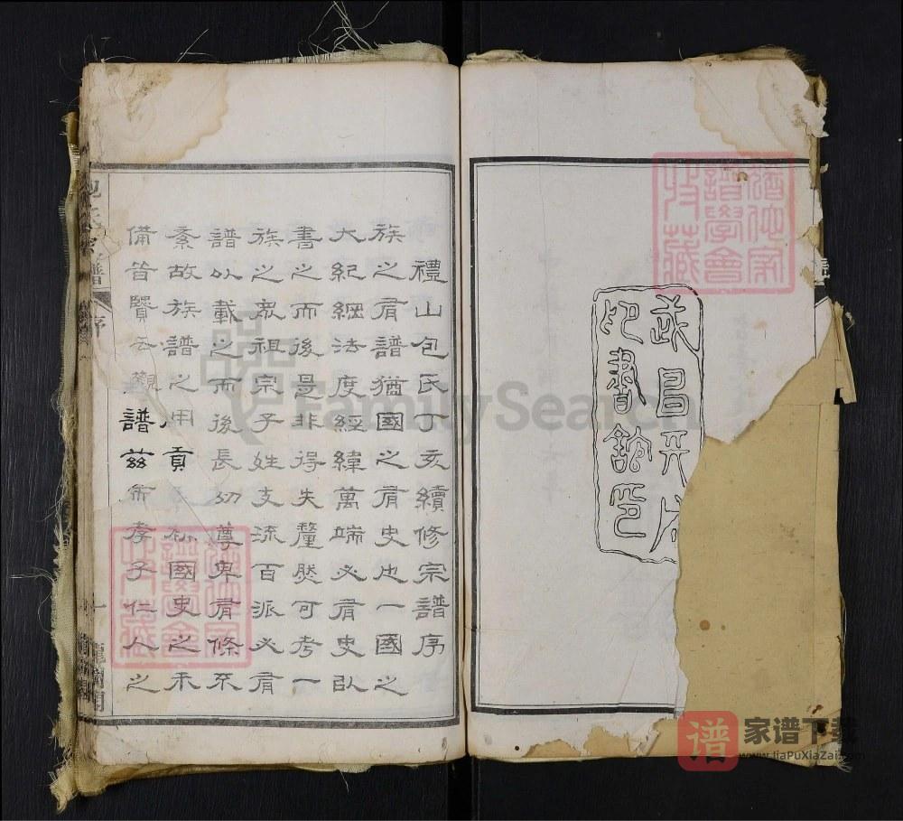 湖北孝感大悟县包氏宗谱（龙图阁）PDF高清电子版下载