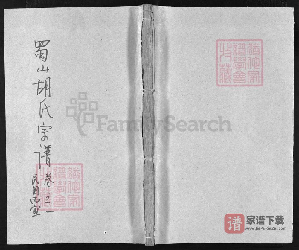 浙江兰溪蜀山胡氏宗谱PDF高清电子版下载
