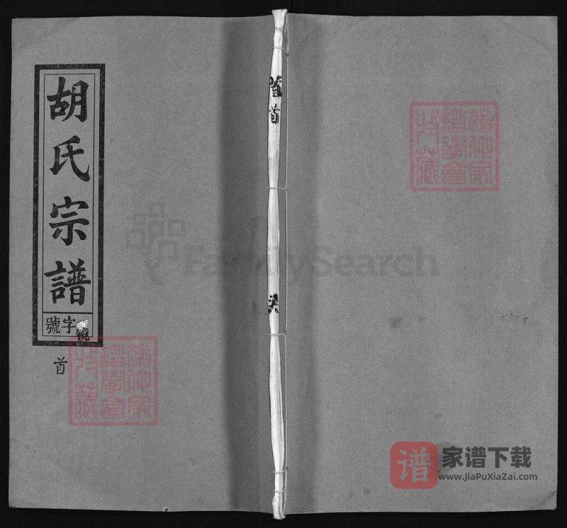 安徽安庆怀宁胡氏宗谱（经义堂）PDF高清电子版下载-家谱下载