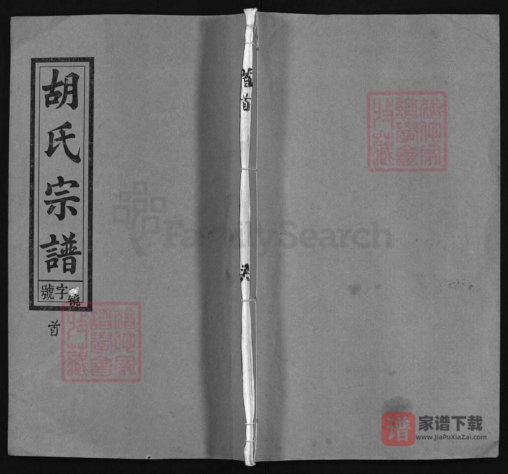 安徽安庆怀宁胡氏宗谱（经义堂）PDF高清电子版下载