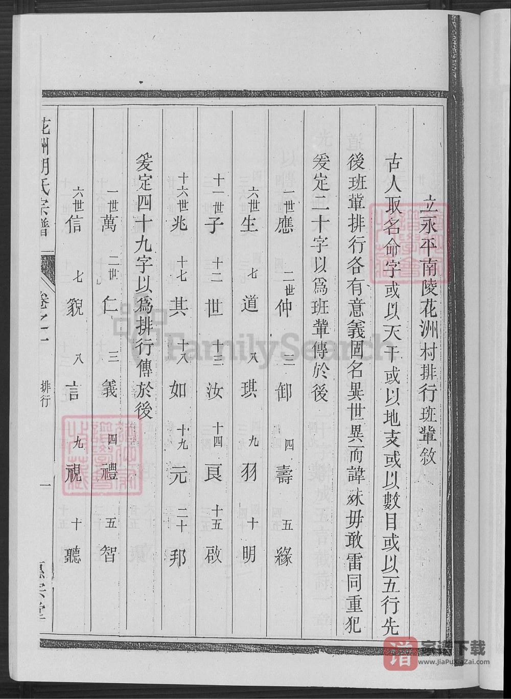 图片[2]-安徽芜湖南陵花洲胡氏宗谱（惠宗堂）PDF高清电子版下载-家谱下载