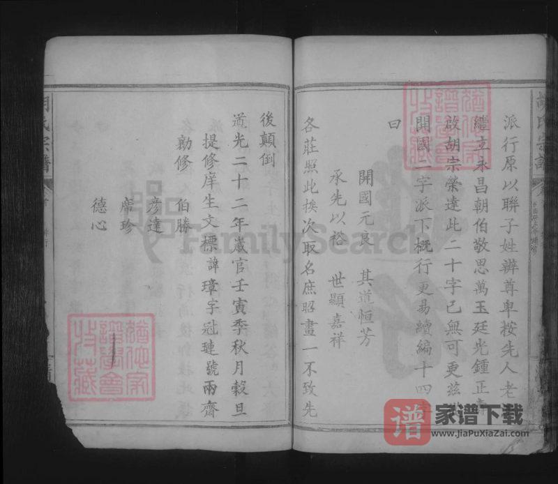 湖北武汉武昌胡氏宗谱(清畏堂)PDF高清电子版下载-家谱下载