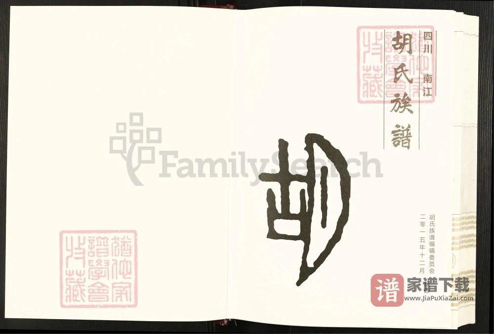 图片[2]-四川巴中南江县胡氏族谱PDF高清电子版下载-家谱下载