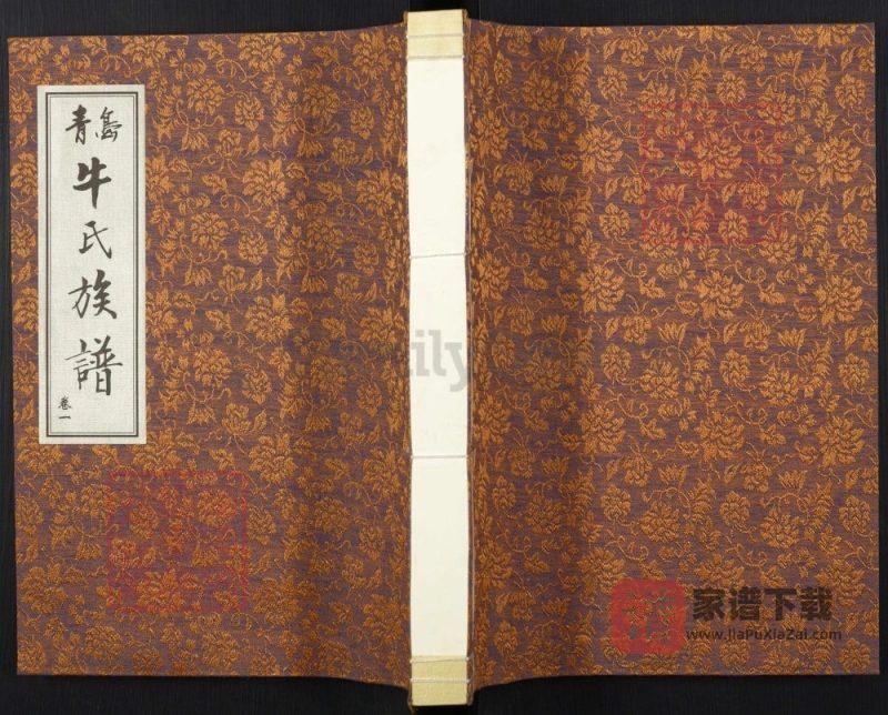 山东青岛城阳区牛氏族谱PDF高清电子版下载-家谱下载