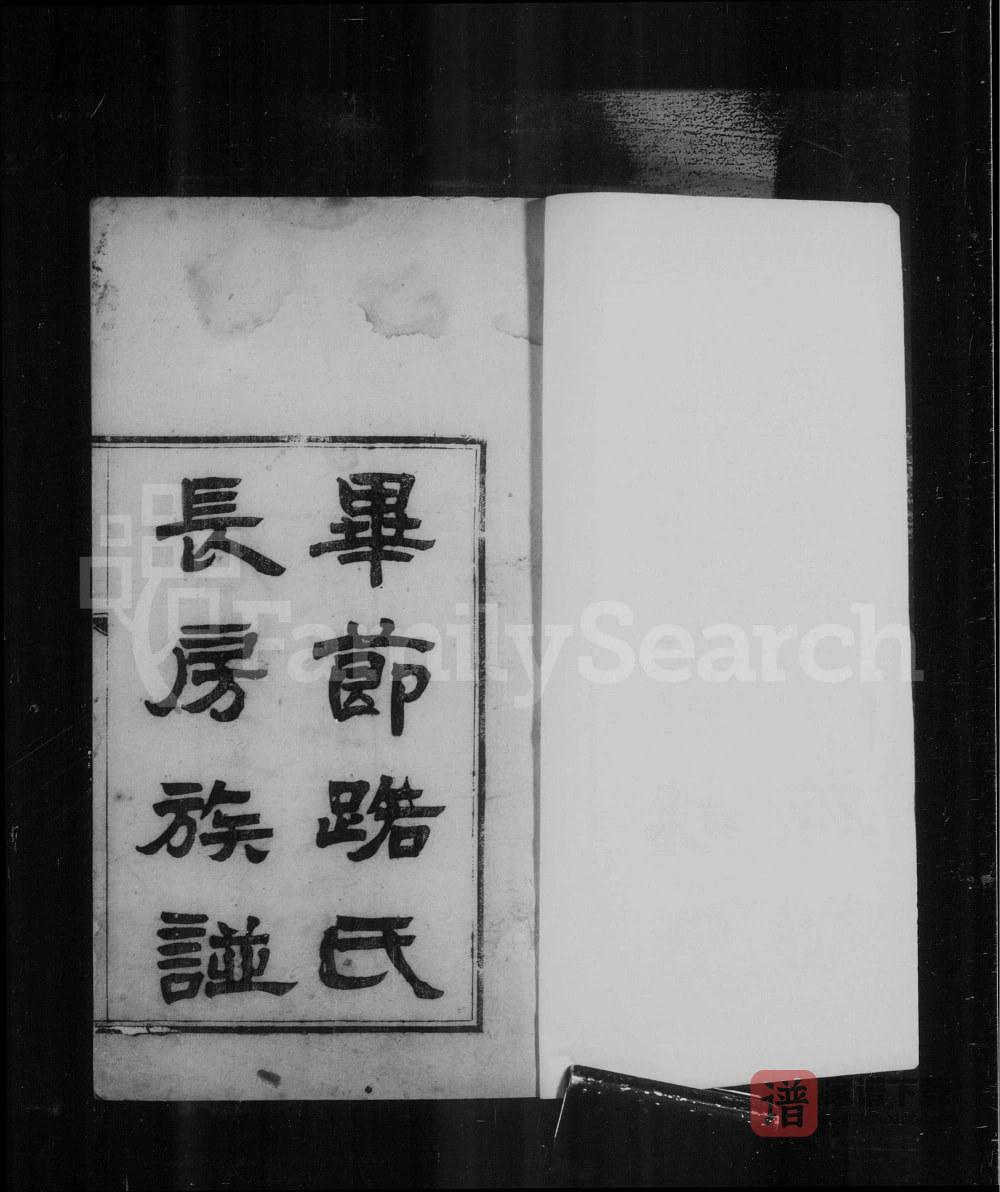 贵州毕节路氏长房族谱PDF高清电子版下载