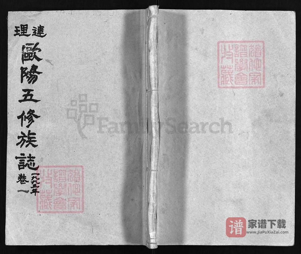 图片[1]-湖南邵阳隆回县连理欧阳五修族志PDF高清电子版下载-家谱下载