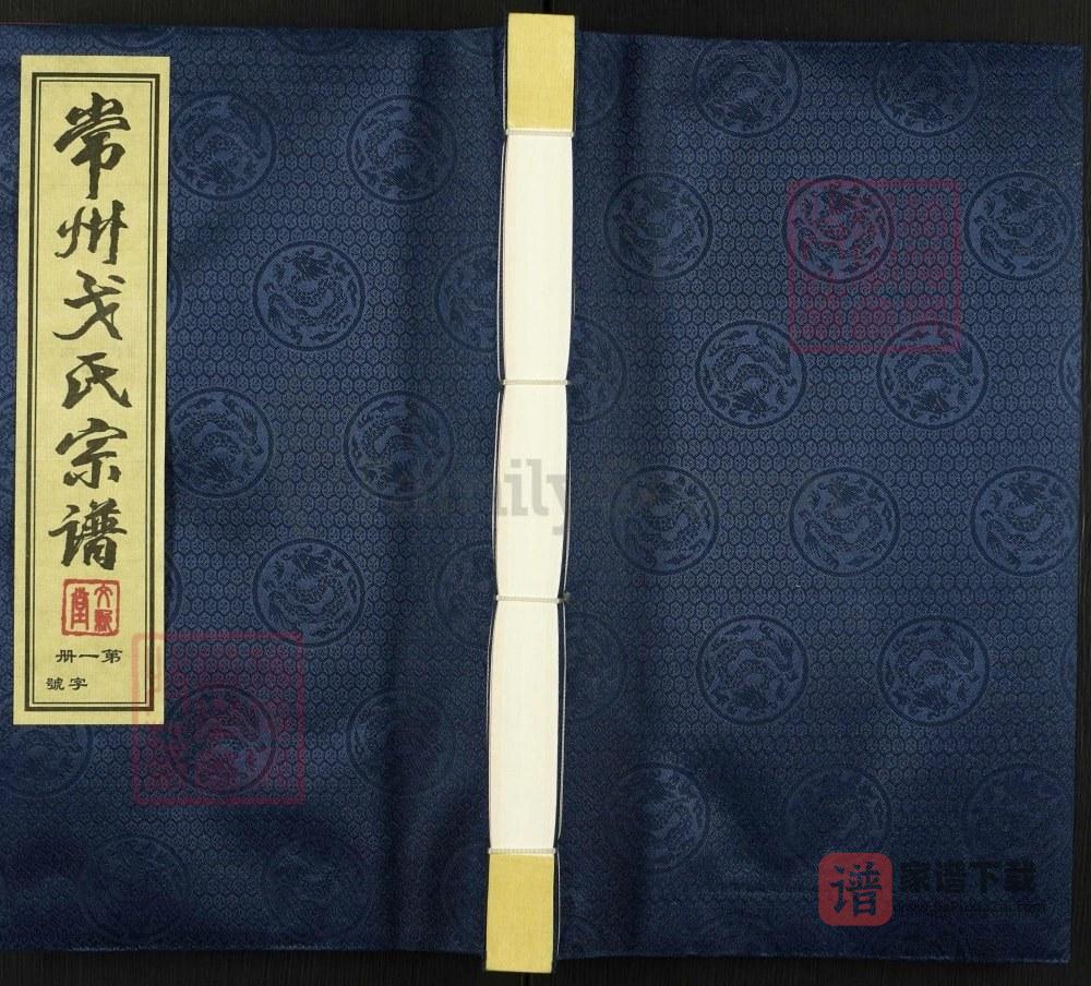 图片[1]-江苏常州戈氏宗谱（文新堂）PDF高清电子版下载-家谱下载
