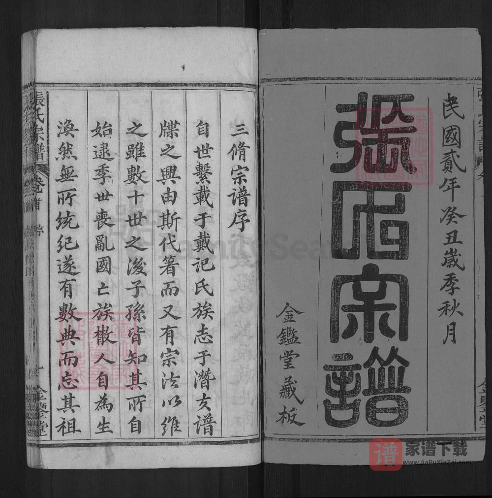 图片[2]-湖北麻城张氏宗谱（金鉴堂）PDF高清电子版下载-家谱下载
