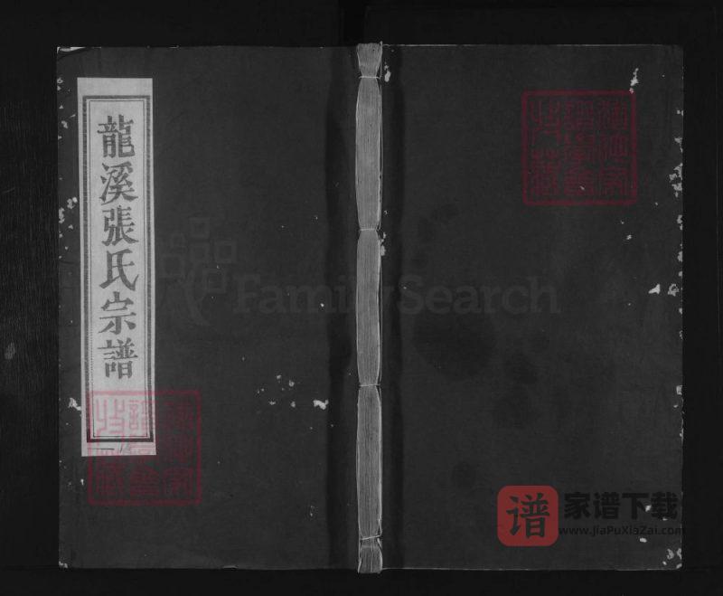浙江金华浦江县浦阳龙溪张氏八甲宗谱PDF高清电子版下载-家谱下载