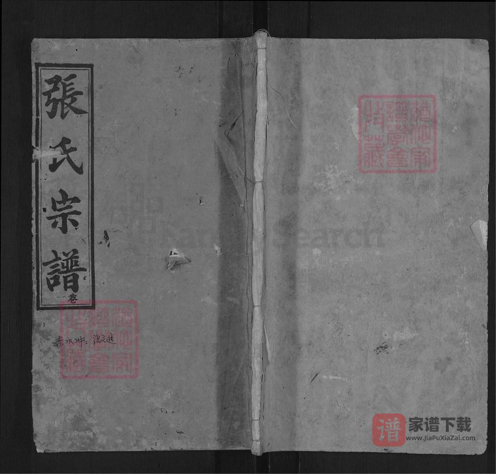 湖北英山张氏宗谱（金鑑堂）PDF高清电子版下载