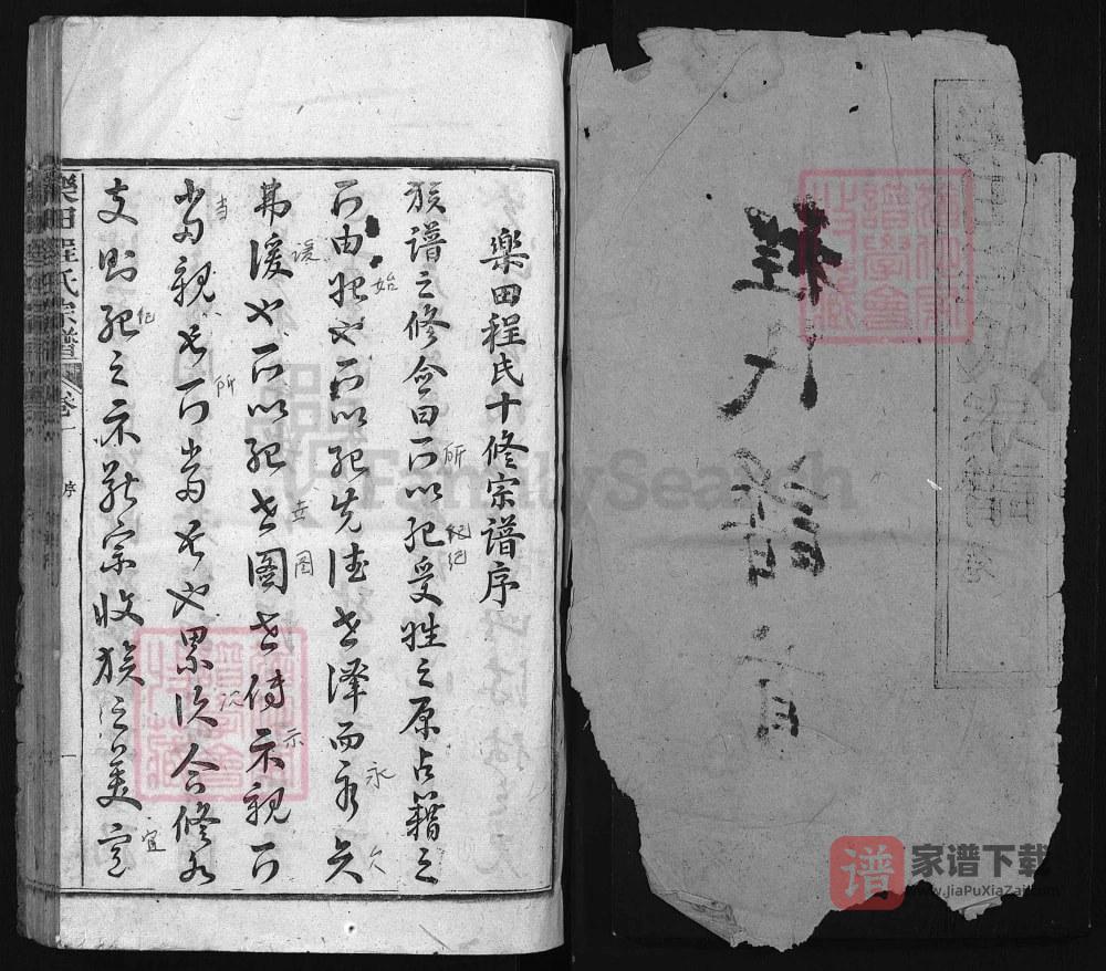 图片[2]-湖北黄冈浠水县乐田程氏宗谱PDF高清电子版下载-家谱下载