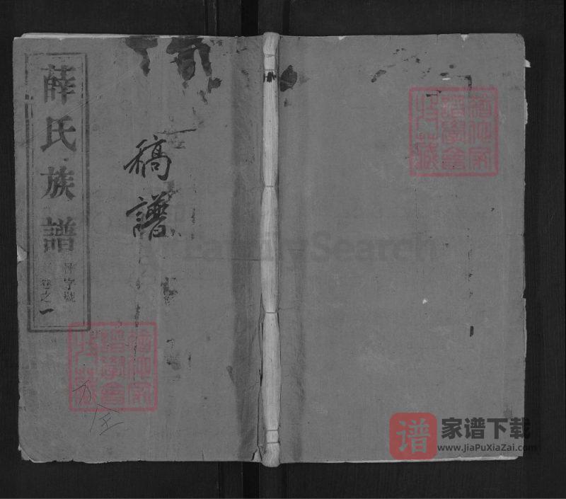 江苏扬州维扬江都薛氏重修族谱PDF高清电子版下载-家谱下载