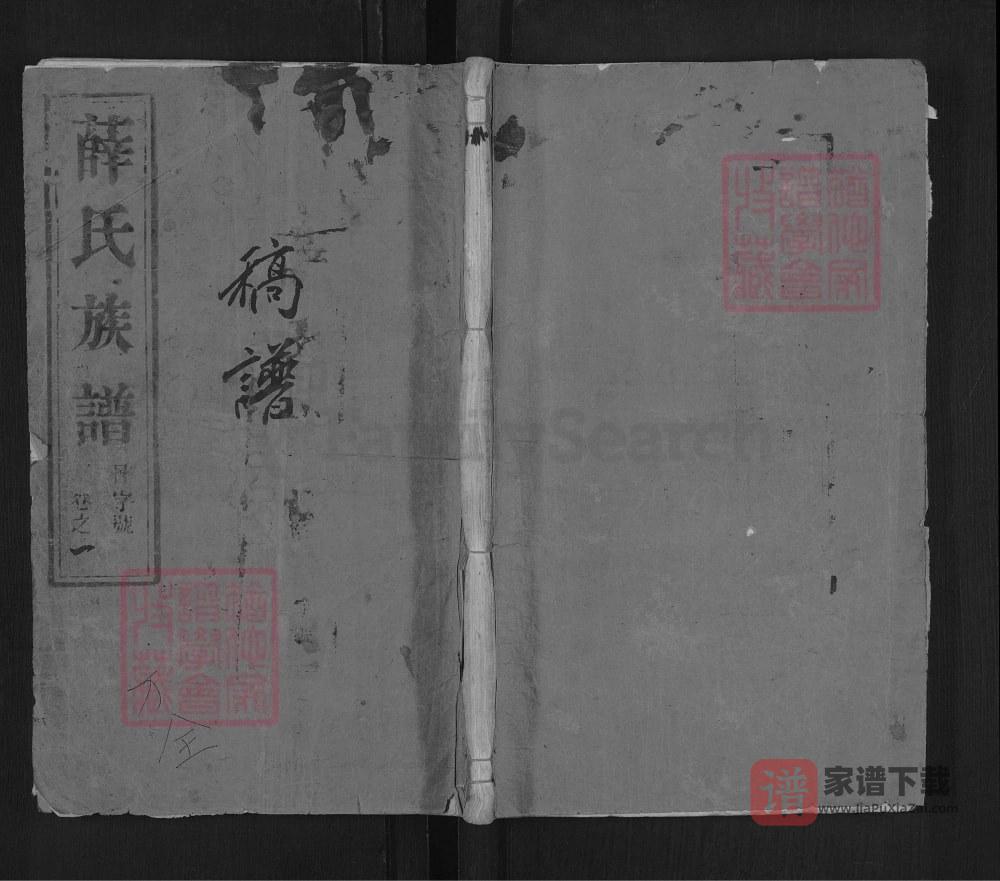 江苏扬州维扬江都薛氏重修族谱PDF高清电子版下载