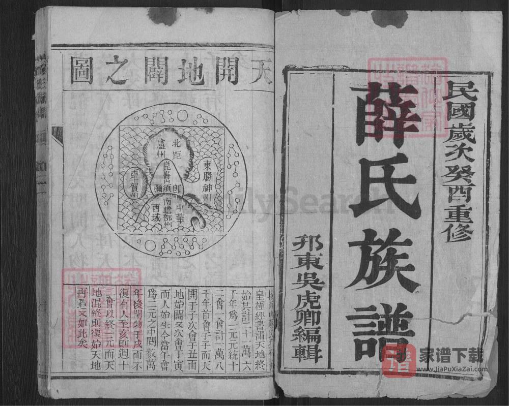 图片[2]-江苏扬州维扬江都薛氏重修族谱PDF高清电子版下载-家谱下载