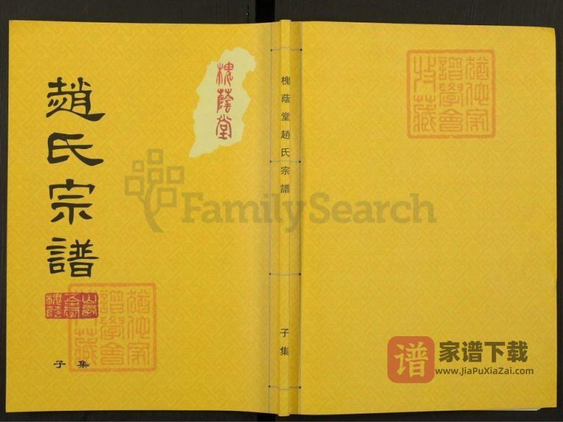 山西忻州五台县赵氏宗谱（槐荫堂）PDF高清电子版下载-家谱下载
