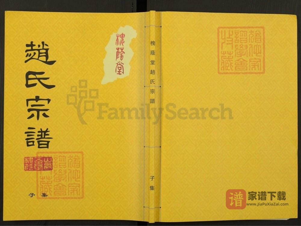 图片[1]-山西忻州五台县赵氏宗谱（槐荫堂）PDF高清电子版下载-家谱下载
