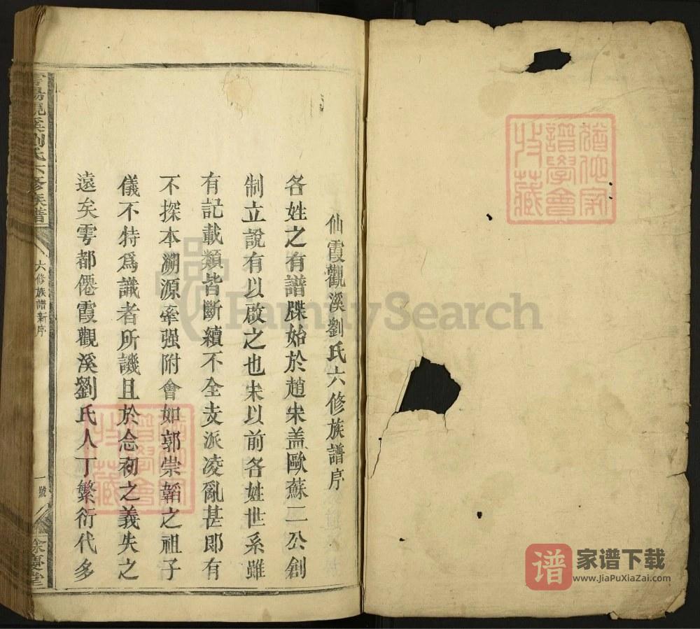 图片[2]-江西赣州于都雩都观溪刘氏六修族谱（余庆堂）PDF高清电子版下载-家谱下载