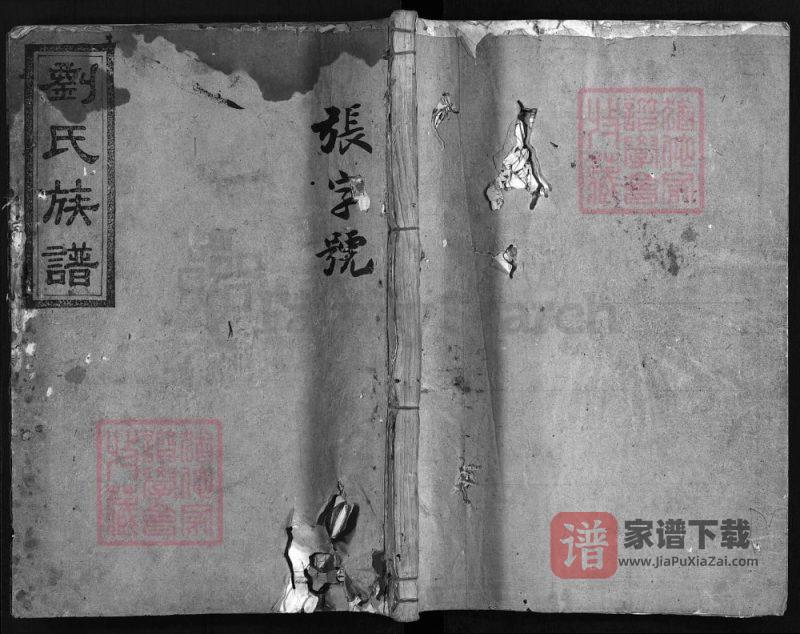 湖南安化四都潺溪口刘氏五修族谱(怀庆堂)PDF高清电子版下载-家谱下载