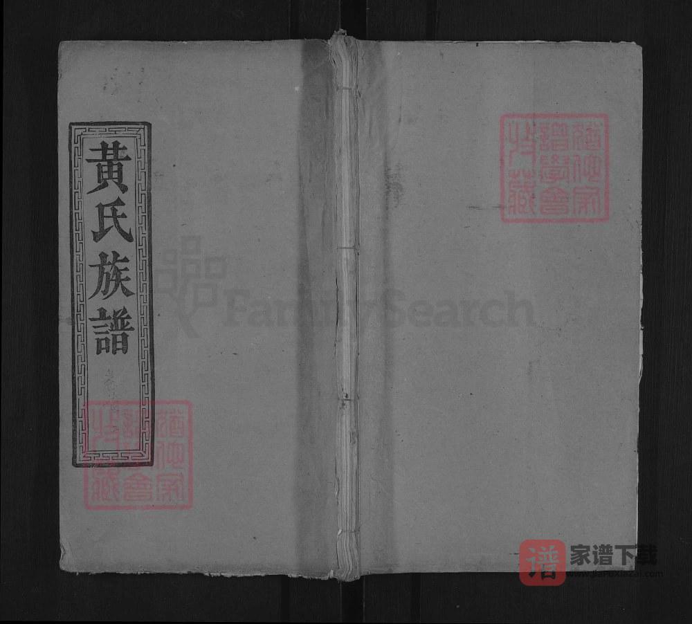 图片[1]-湖北黄冈红安黄氏族谱PDF高清电子版下载-家谱下载