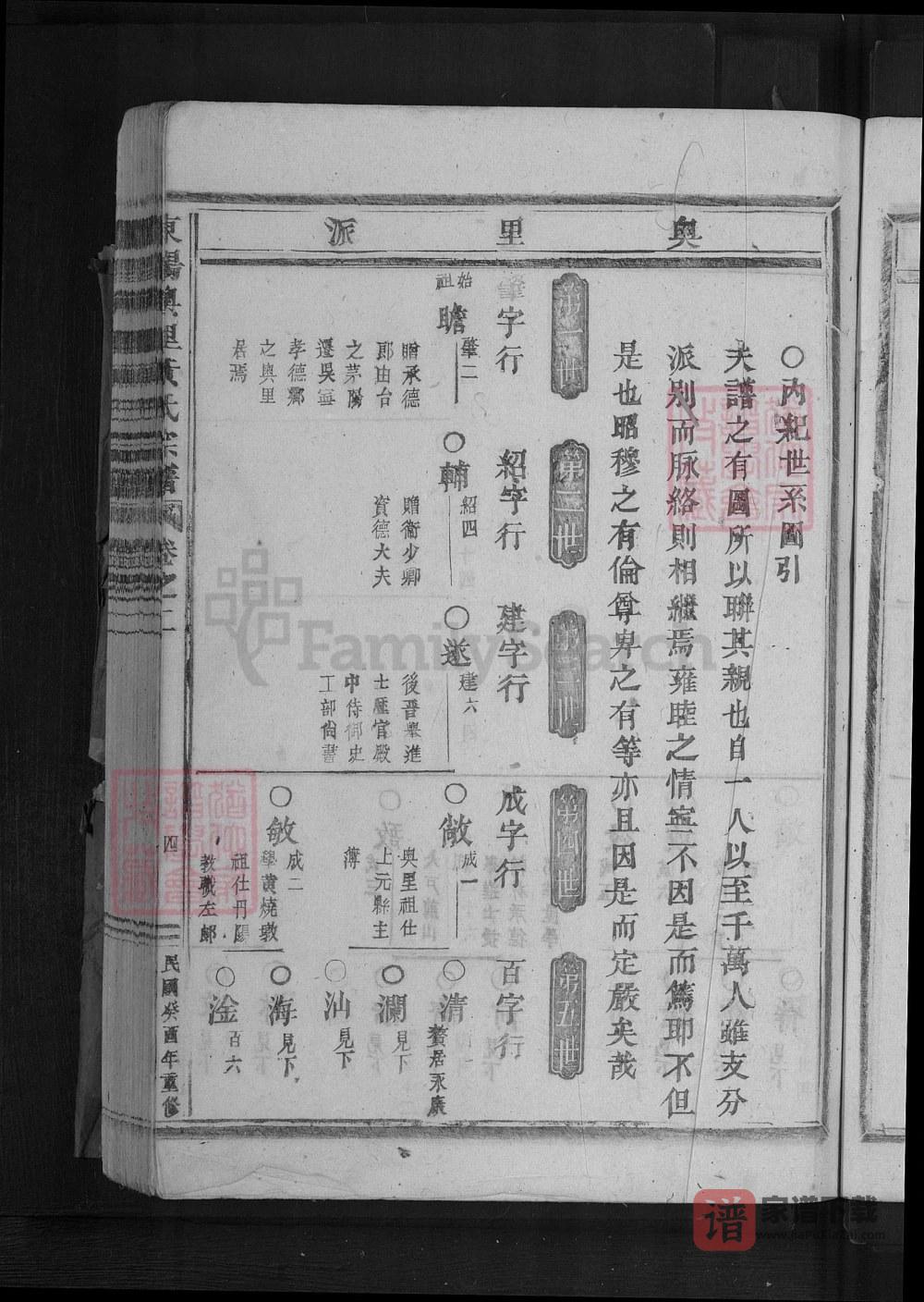 图片[2]-浙江东阳奥里黄氏宗谱PDF高清电子版下载-家谱下载
