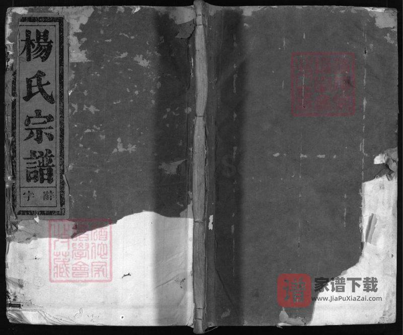 浙江兰溪尖峰杨氏宗谱(清白堂)PDF高清电子版下载-家谱下载