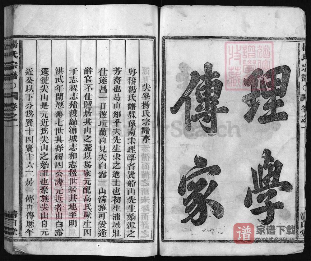 图片[2]-浙江兰溪尖峰杨氏宗谱（清白堂）PDF高清电子版下载-家谱下载