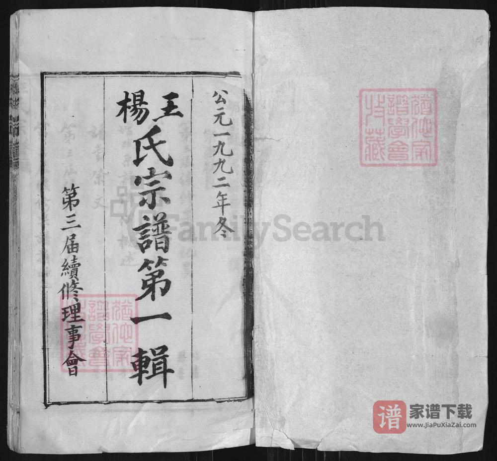 图片[2]-湖北麻城王杨氏宗谱（三槐堂、四知堂）PDF高清电子版下载-家谱下载