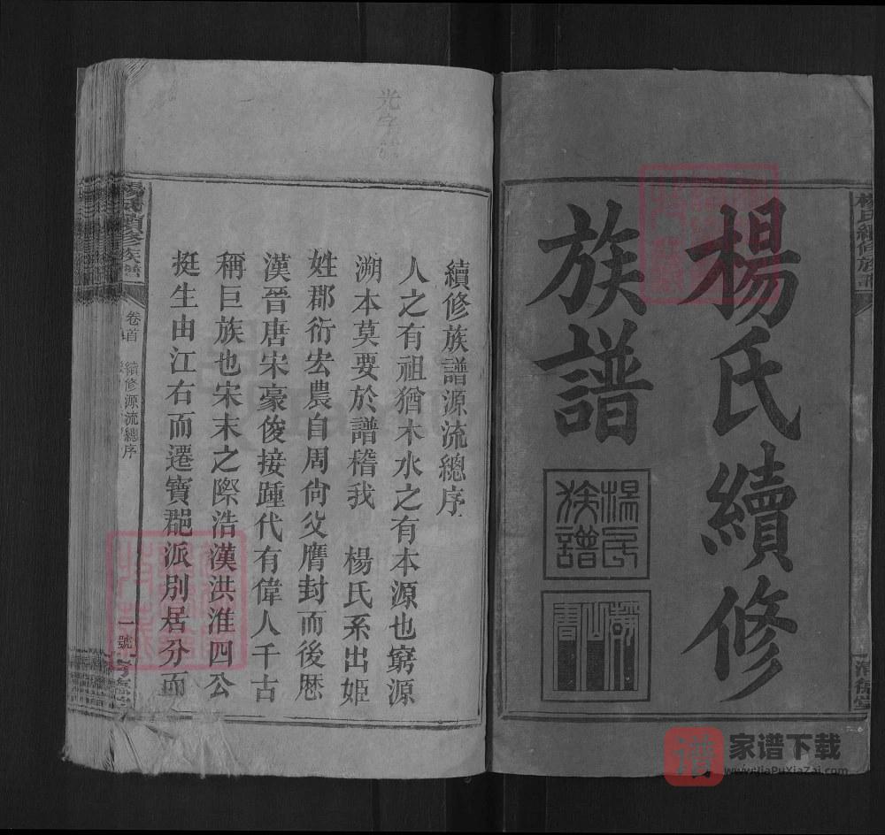 图片[2]-湖南邵阳杨氏续修族谱（清德堂）PDF高清电子版下载-家谱下载