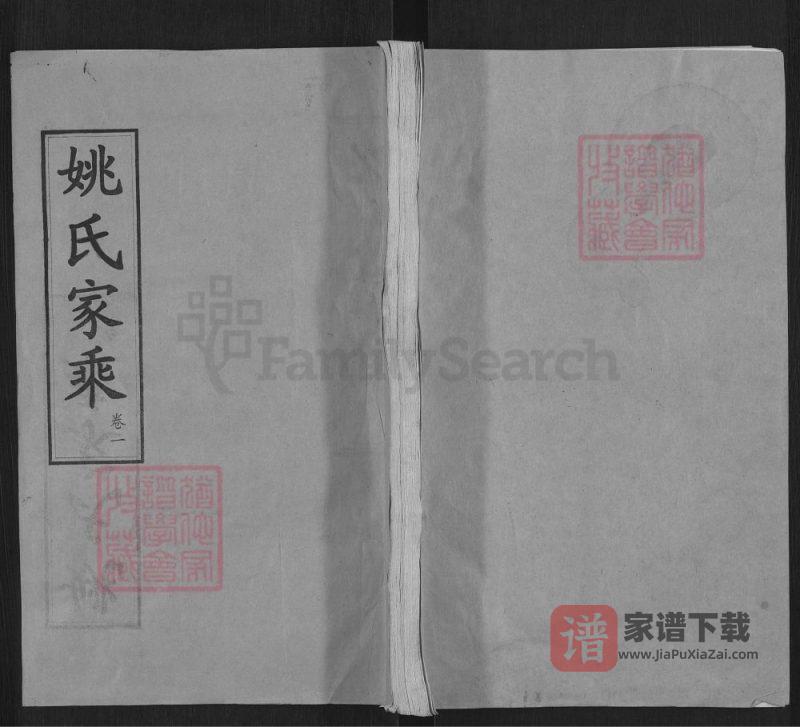 湖北武汉新洲区姚氏家乘（敦本堂）PDF高清电子版下载-家谱下载