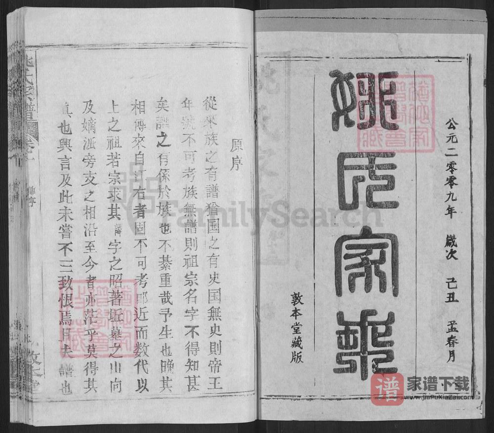图片[2]-湖北武汉新洲区姚氏家乘（敦本堂）PDF高清电子版下载-家谱下载