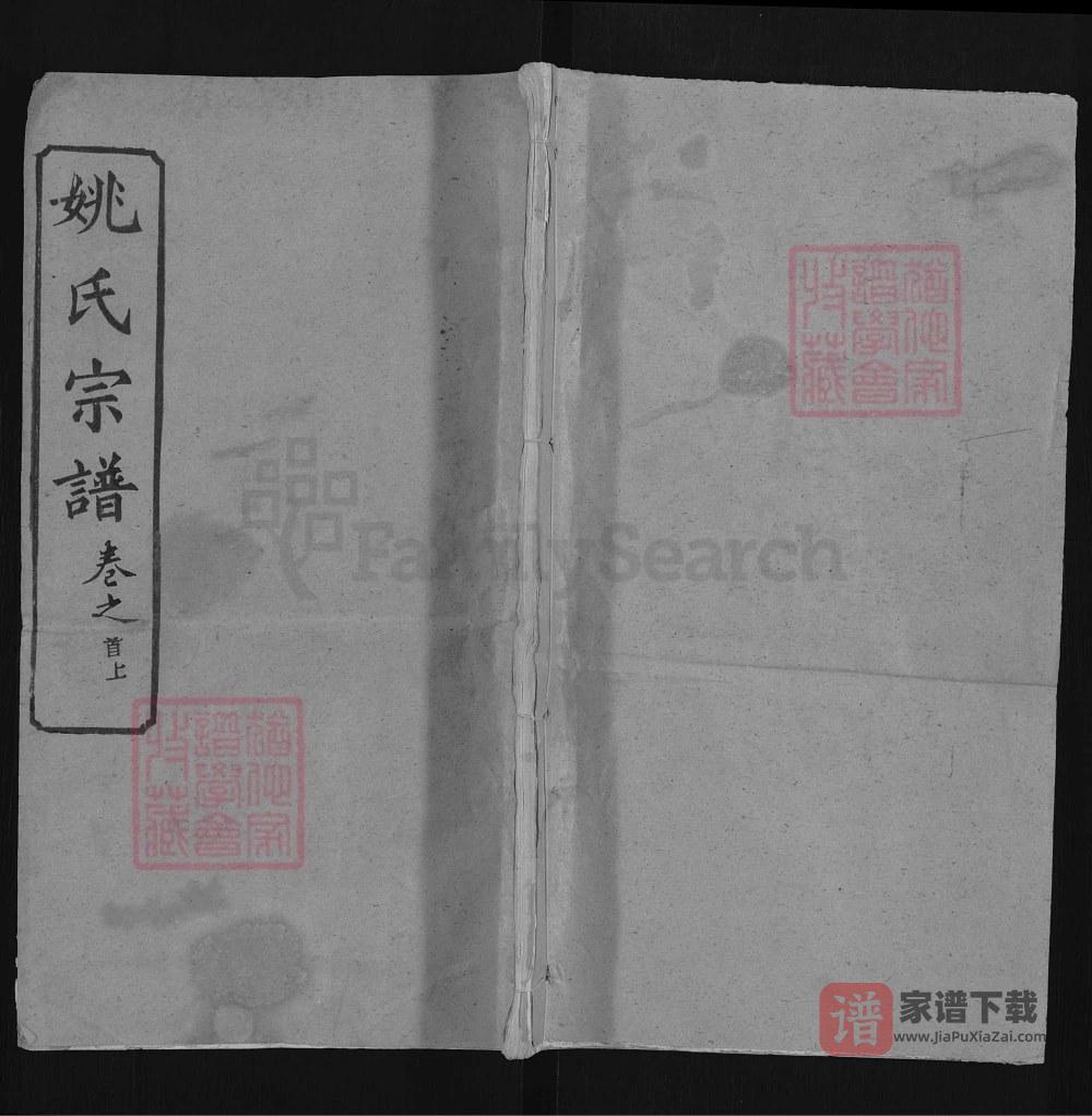 图片[1]-湖北黄冈姚氏宗谱（清俭堂）PDF高清电子版下载-家谱下载