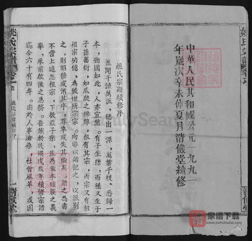 图片[2]-湖北黄冈姚氏宗谱（清俭堂）PDF高清电子版下载-家谱下载