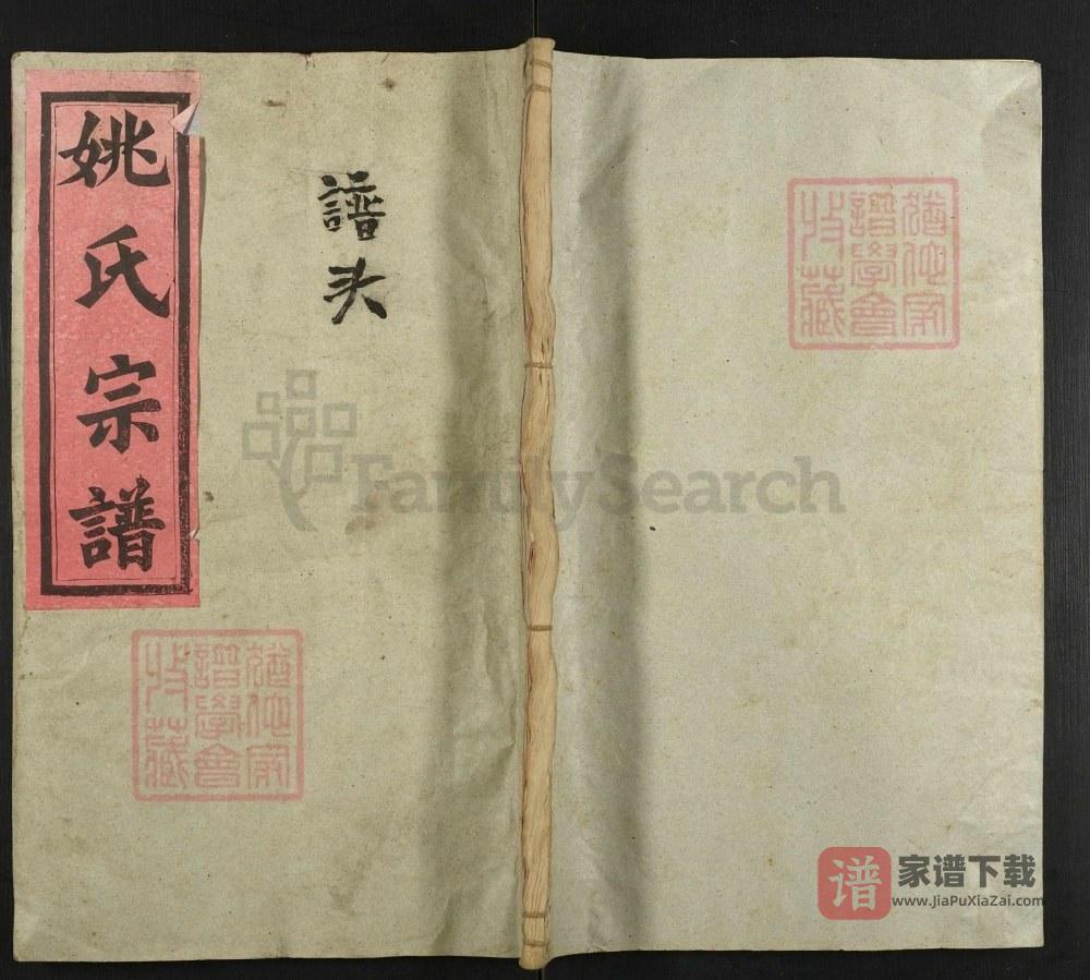 图片[1]-江西上饶姚氏宗谱PDF高清电子版下载-家谱下载