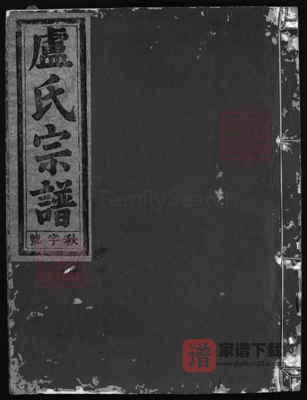 浙江兰溪范阳卢氏宗谱(忠孝堂)PDF高清电子版下载-家谱下载