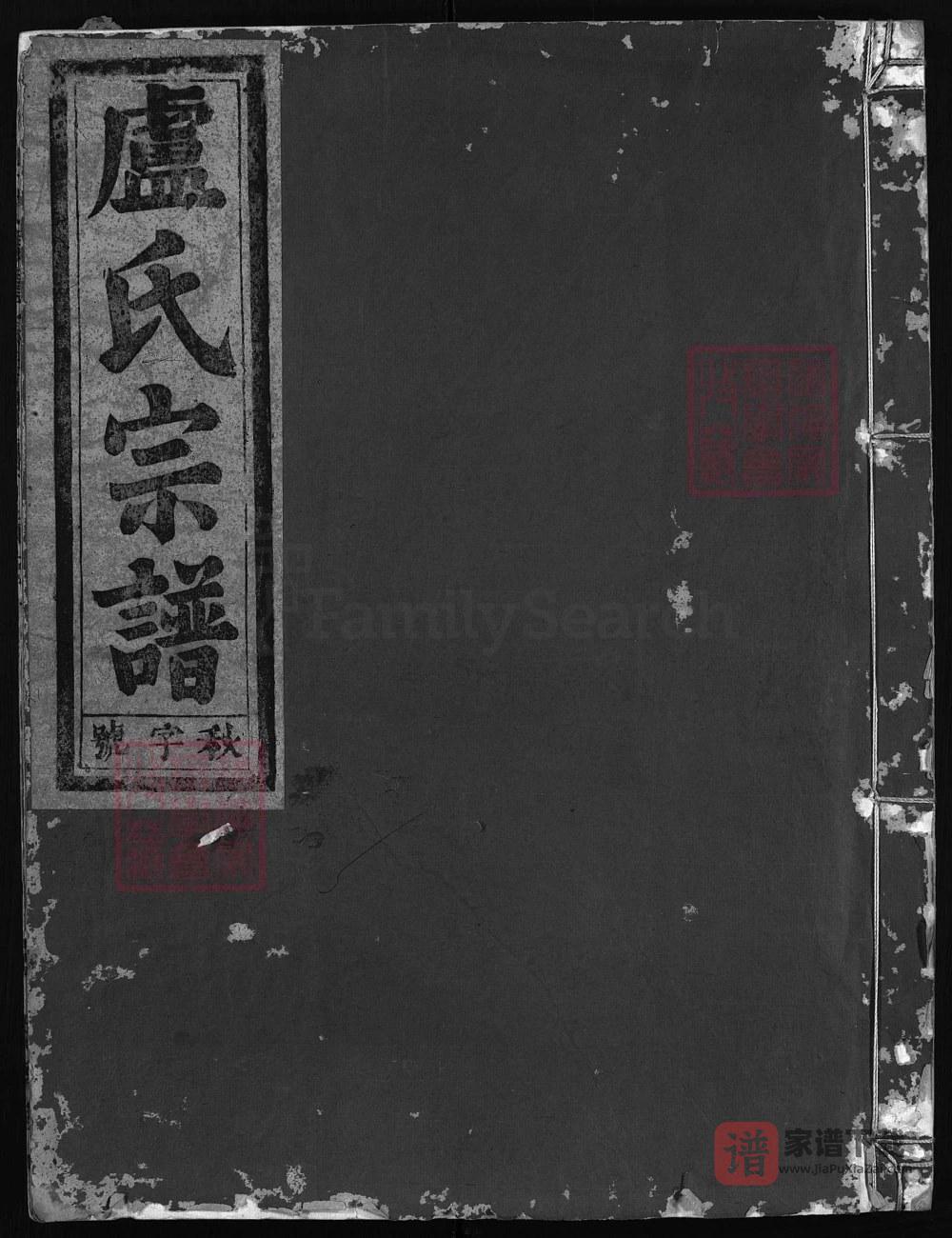 图片[1]-浙江兰溪范阳卢氏宗谱（忠孝堂）PDF高清电子版下载-家谱下载