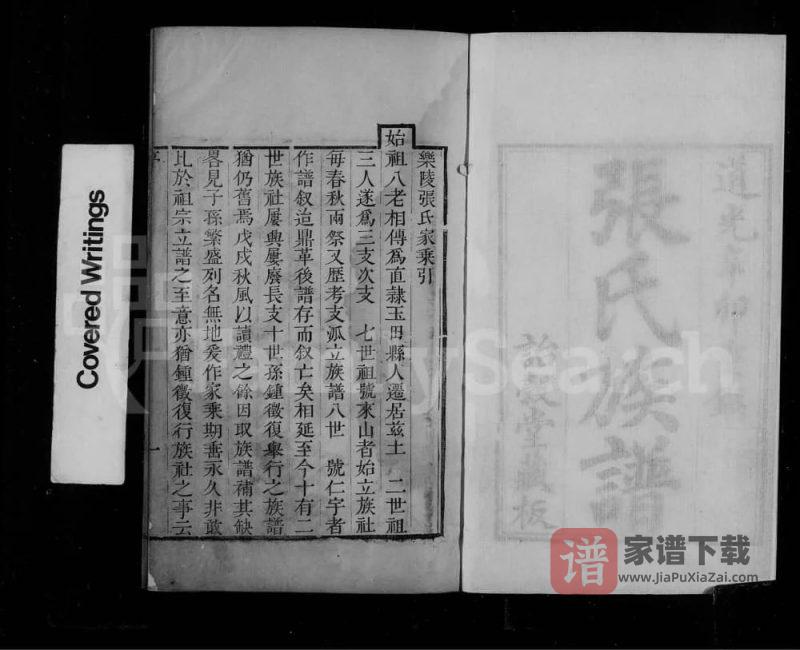 山东乐陵张氏族谱（诒谷堂）PDF高清电子版下载-家谱下载