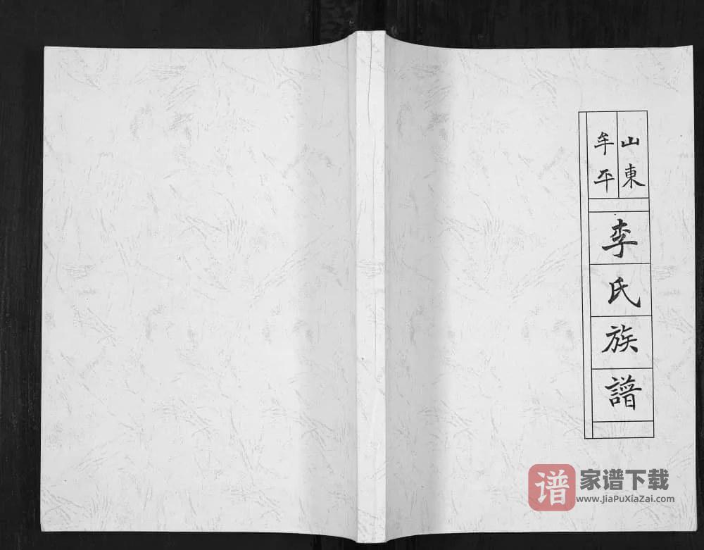 图片[1]-山东牟平李氏族谱PDF高清电子版下载-家谱下载