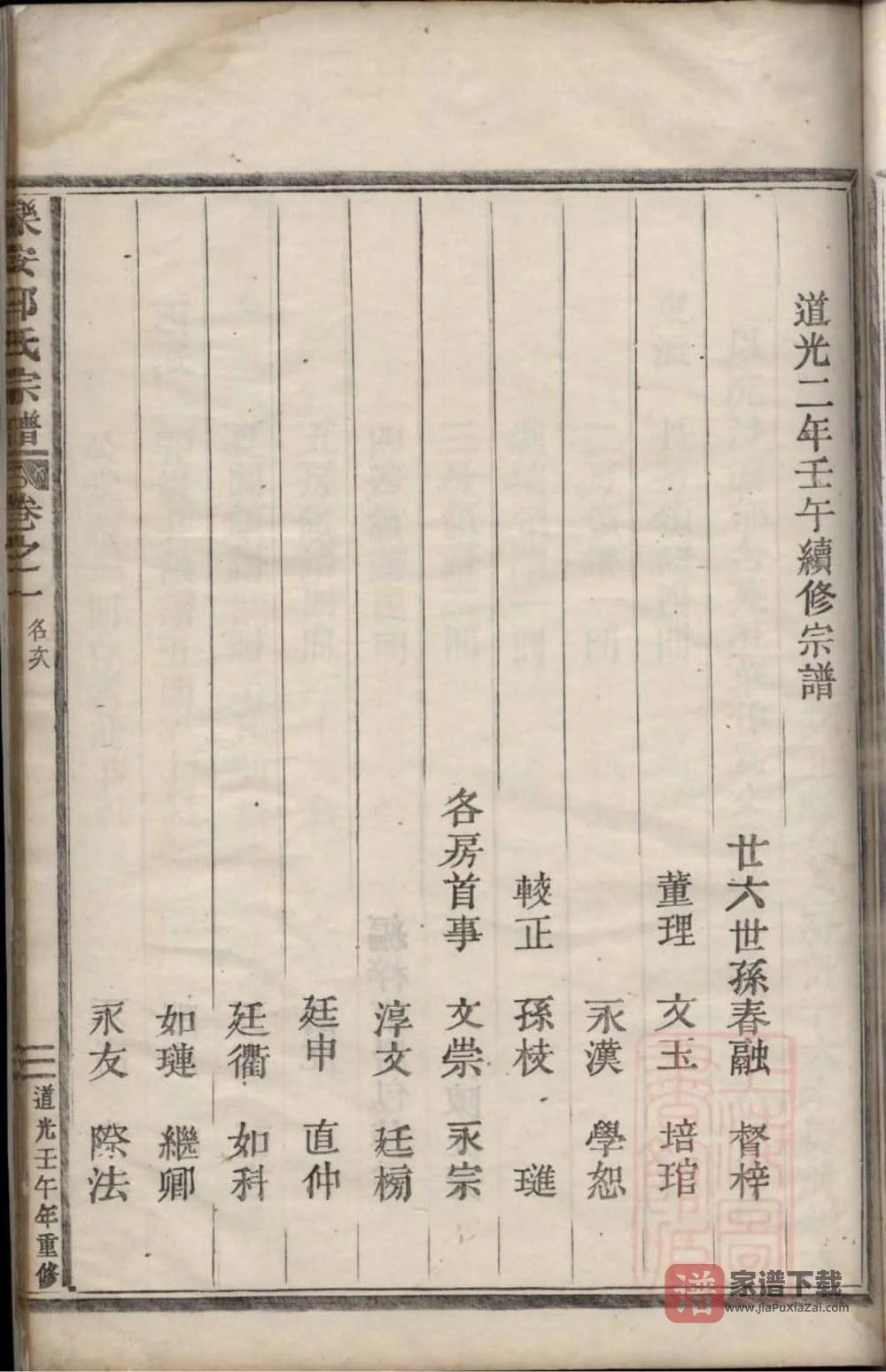 图片[2]-浙江台州仙居县乐安郭氏宗谱（道光2年本）PDF高清电子版下载-家谱下载