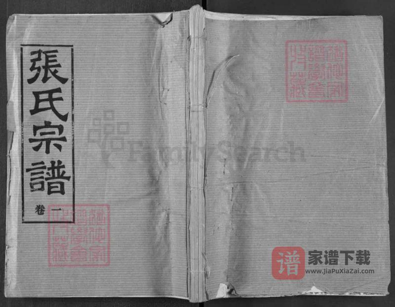 湖北汉川张氏宗谱（南轩堂）PDF高清电子版下载-家谱下载