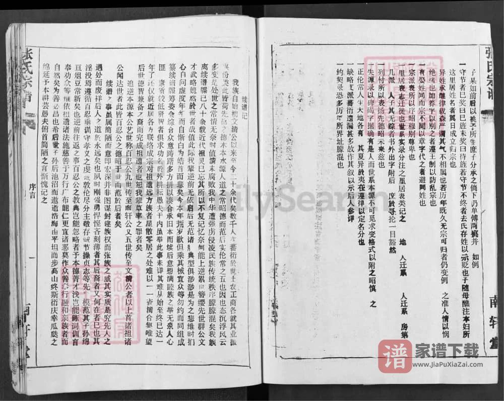 图片[2]-湖北汉川张氏宗谱（南轩堂）PDF高清电子版下载-家谱下载