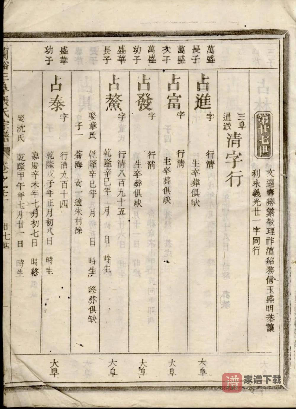 图片[2]-浙江兰溪三阜张氏宗谱PDF高清电子版下载-家谱下载