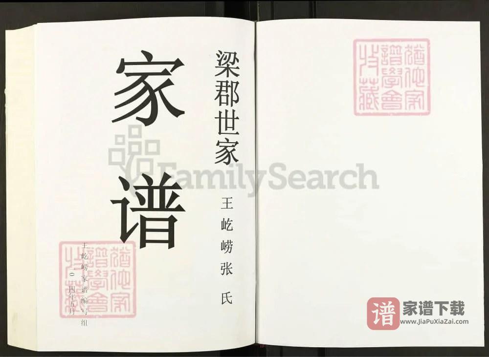 图片[2]-河南巩义王屹崂张氏家谱PDF高清电子版下载-家谱下载