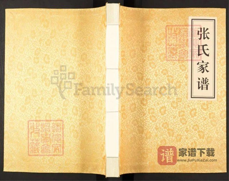 云南曲靖张氏家谱（孝友堂）PDF高清电子版下载-家谱下载