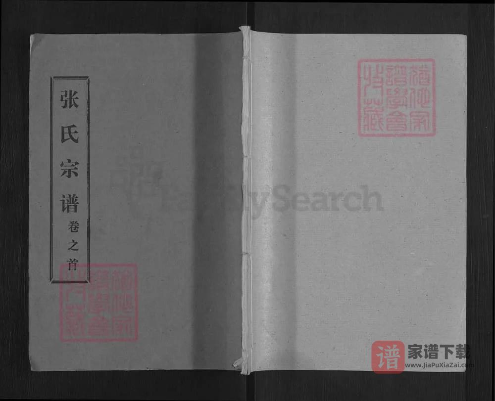 图片[1]-湖北黄冈张氏宗谱（百忍堂）PDF高清电子版下载-家谱下载