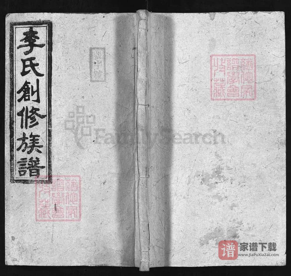 图片[1]-湖南永州东安李氏创修族谱（光裕堂）PDF高清电子版下载-家谱下载