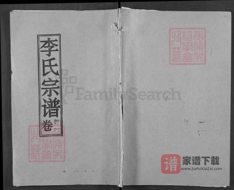 湖北黄冈浠水李氏宗谱（青莲堂）PDF高清电子版下载-家谱下载