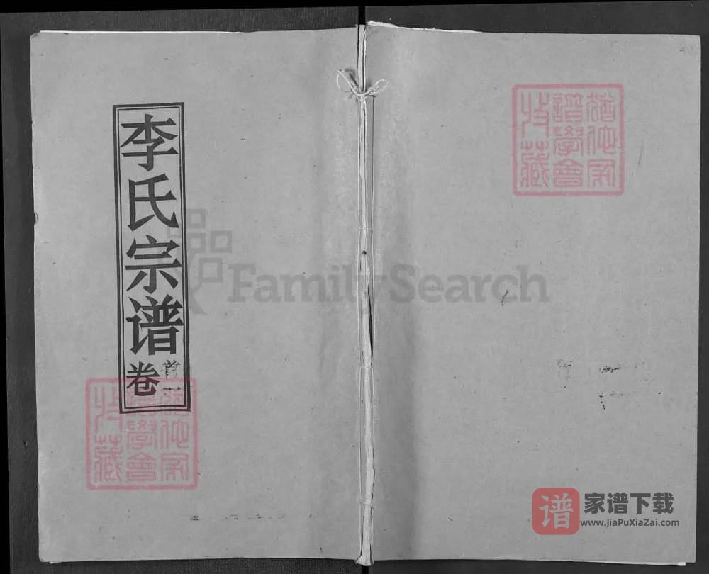 图片[1]-湖北黄冈浠水李氏宗谱（青莲堂）PDF高清电子版下载-家谱下载